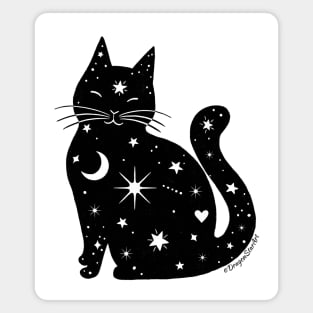 Starry Void Cat Magnet